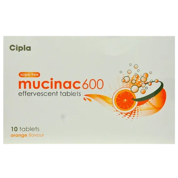 mucinac 600mg tablet 10's